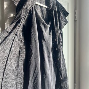 Theory Cut Out Little Black Dress